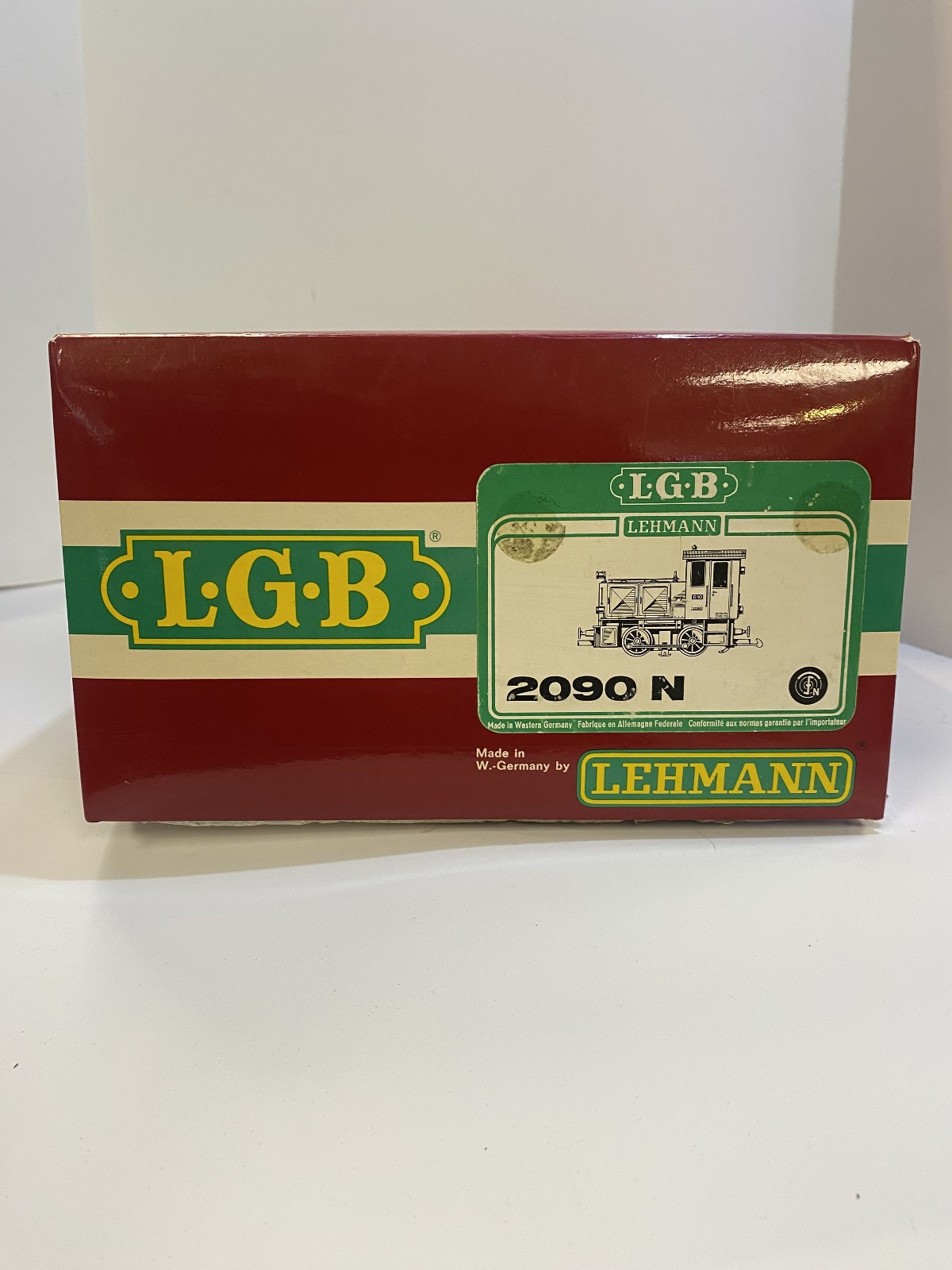 LGB 2090N – Yellow G-Scale Locomotive – # 3005 Loco In Box – Lehmann