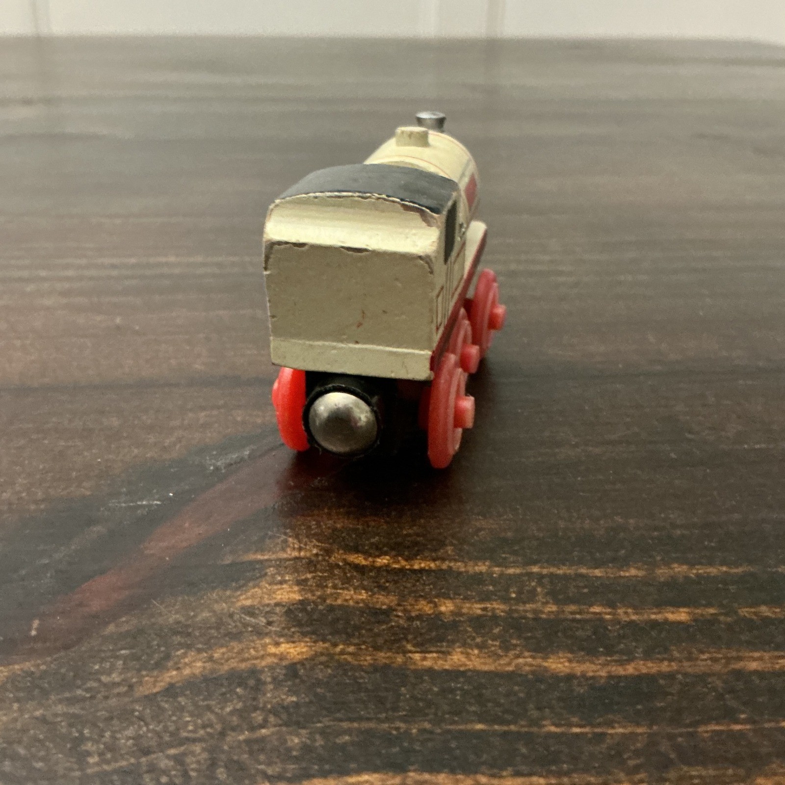 Thomas & Friends Stanley Wooden Railway Engine White Red Magnetic Train Toy