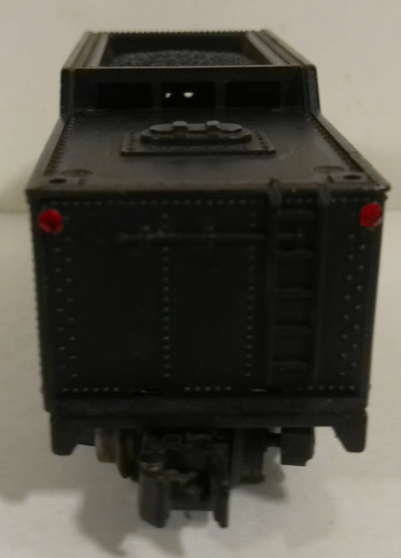 Vintage AMERICAN FLYER S GAUGE READING LINES TENDER WITH KNUCKLE COUPLER TRUCKS