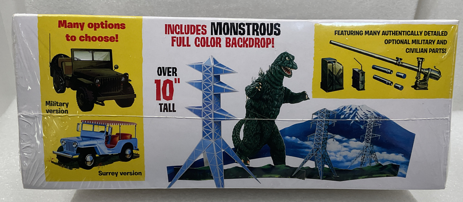 MPC 1/25 Godzilla Army Jeep Model Kit MPC882 Plastics Car/Truck 1/24-1/25