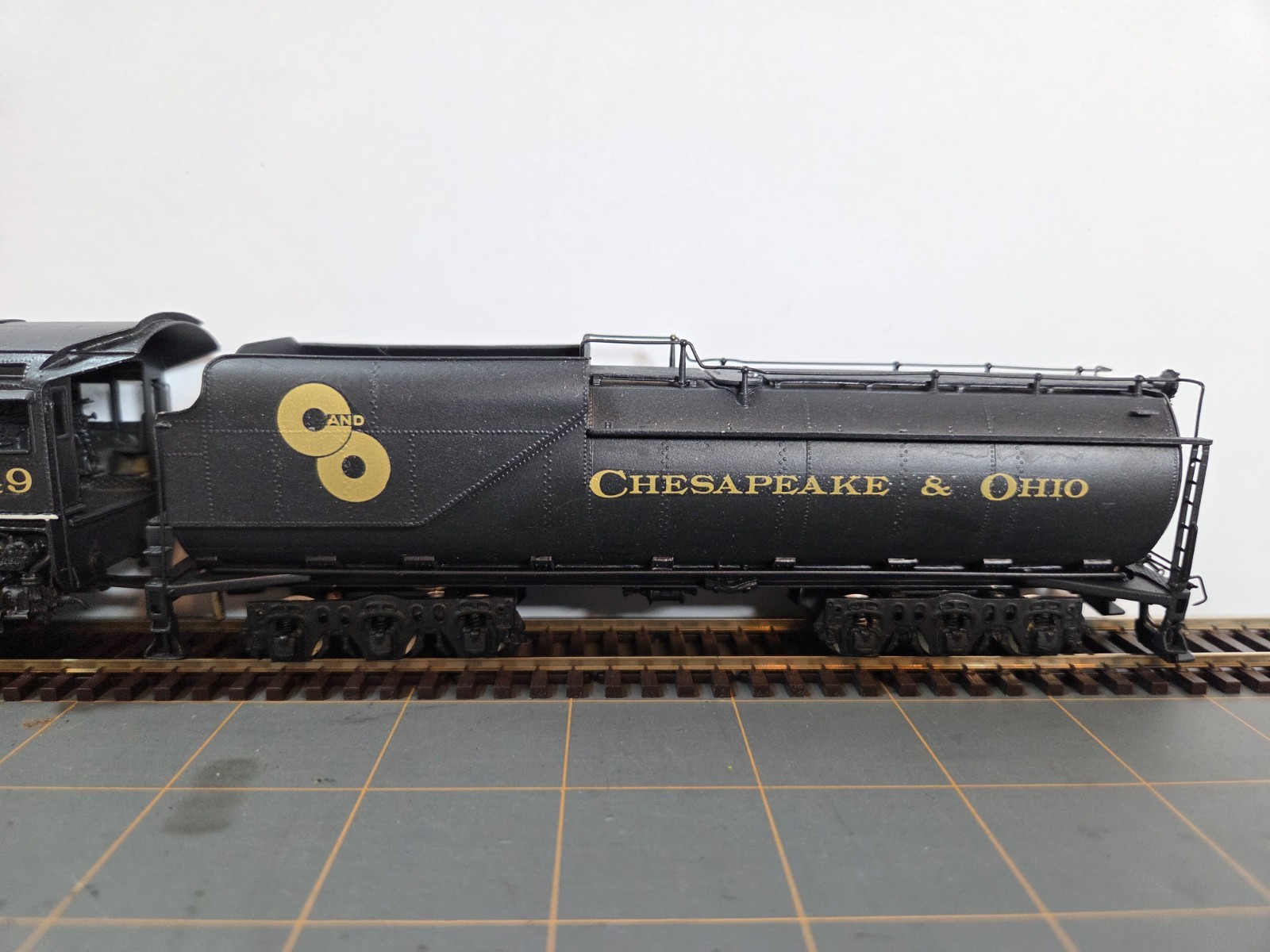 Chesapeake & Ohio 4-8-2 – J-2 Class – HO Brass Locomotive – NJ Custom Brass