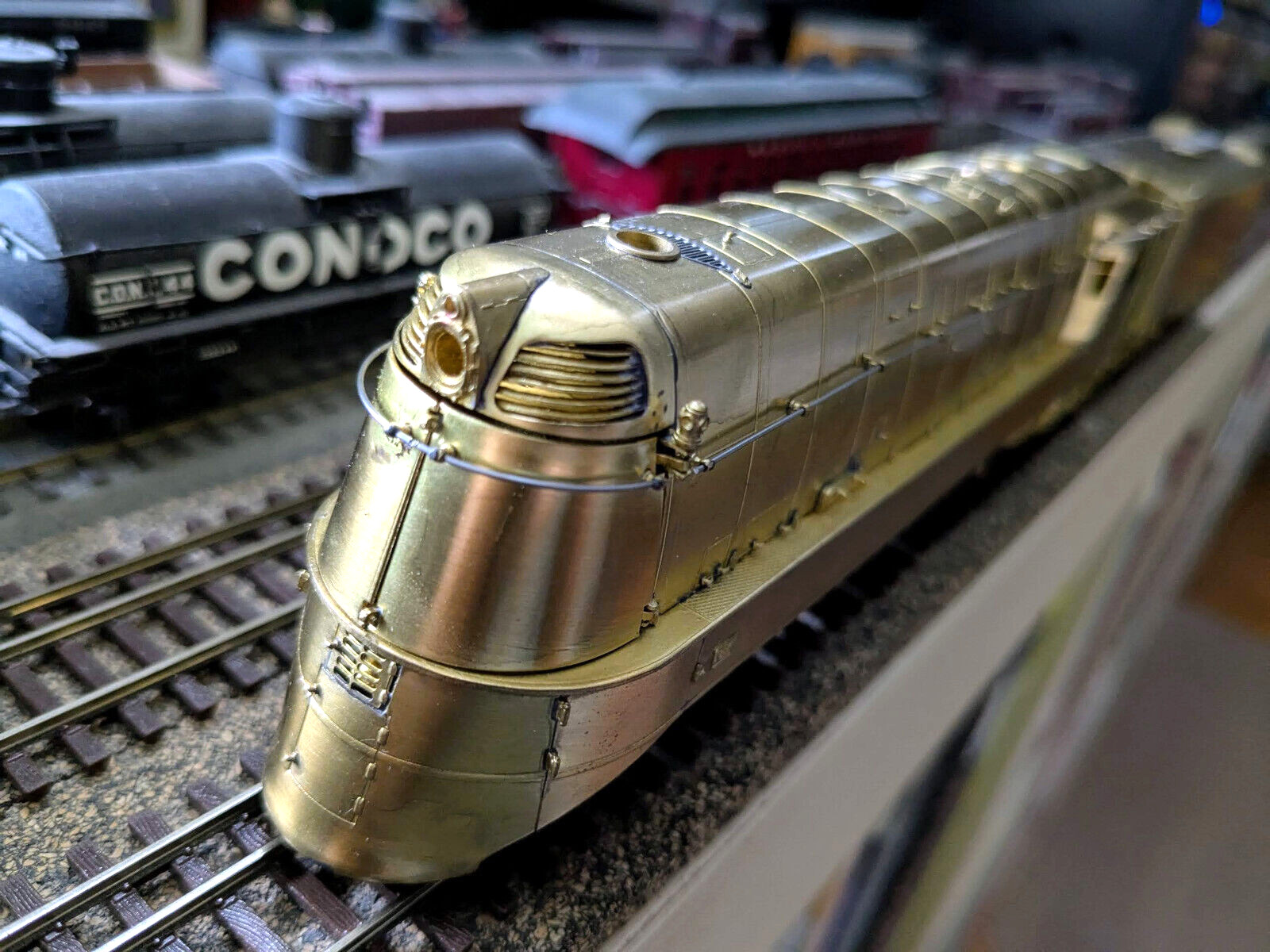 **1 OF 100! OVERLAND BRASS MILW RD CLASS A 4-4-2 #3-4 MODERNIZED HO *”RUNS G@@D!