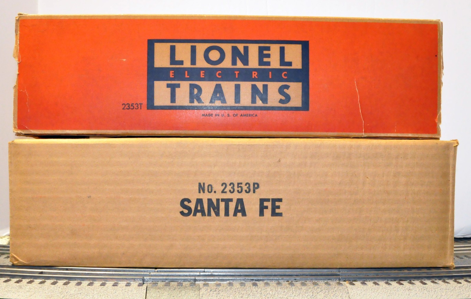 Lionel 2353 Santa Fe F 3 AA-In Original Boxes and Master Carton-Fully Serviced