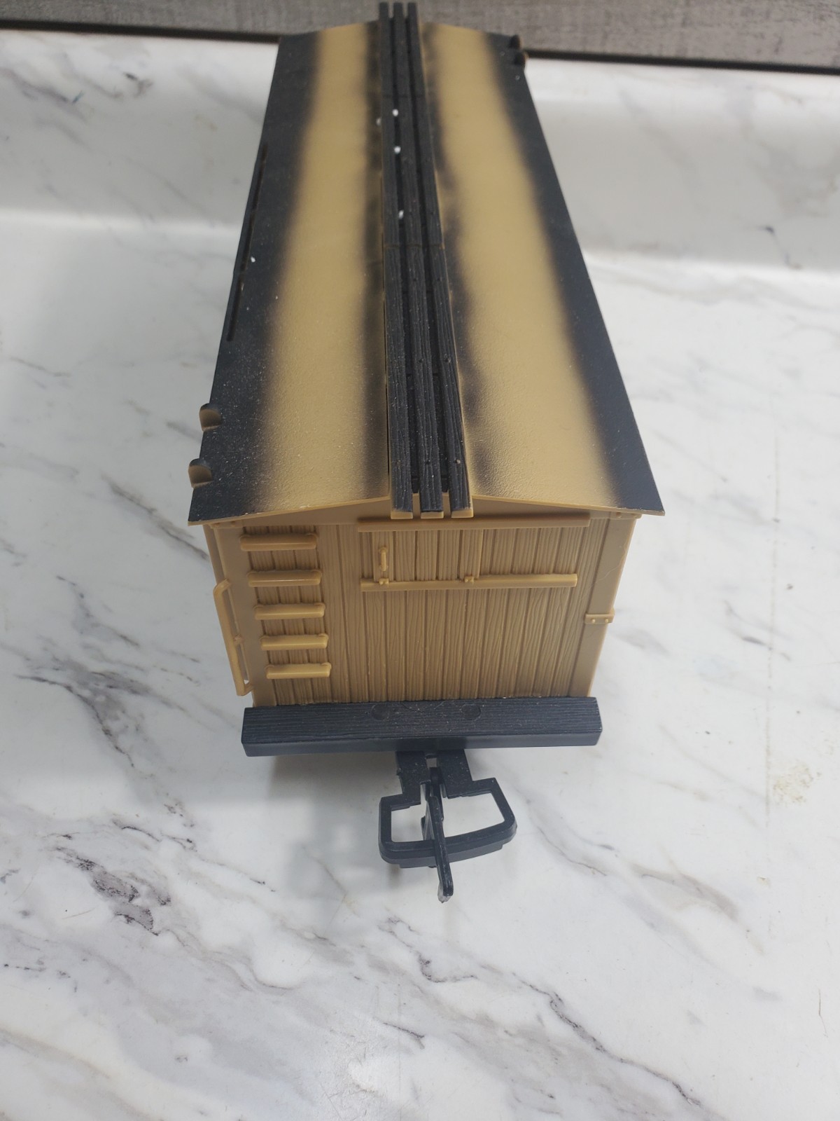 New Bright Gold Rush Express Train Box Car 1996 #186