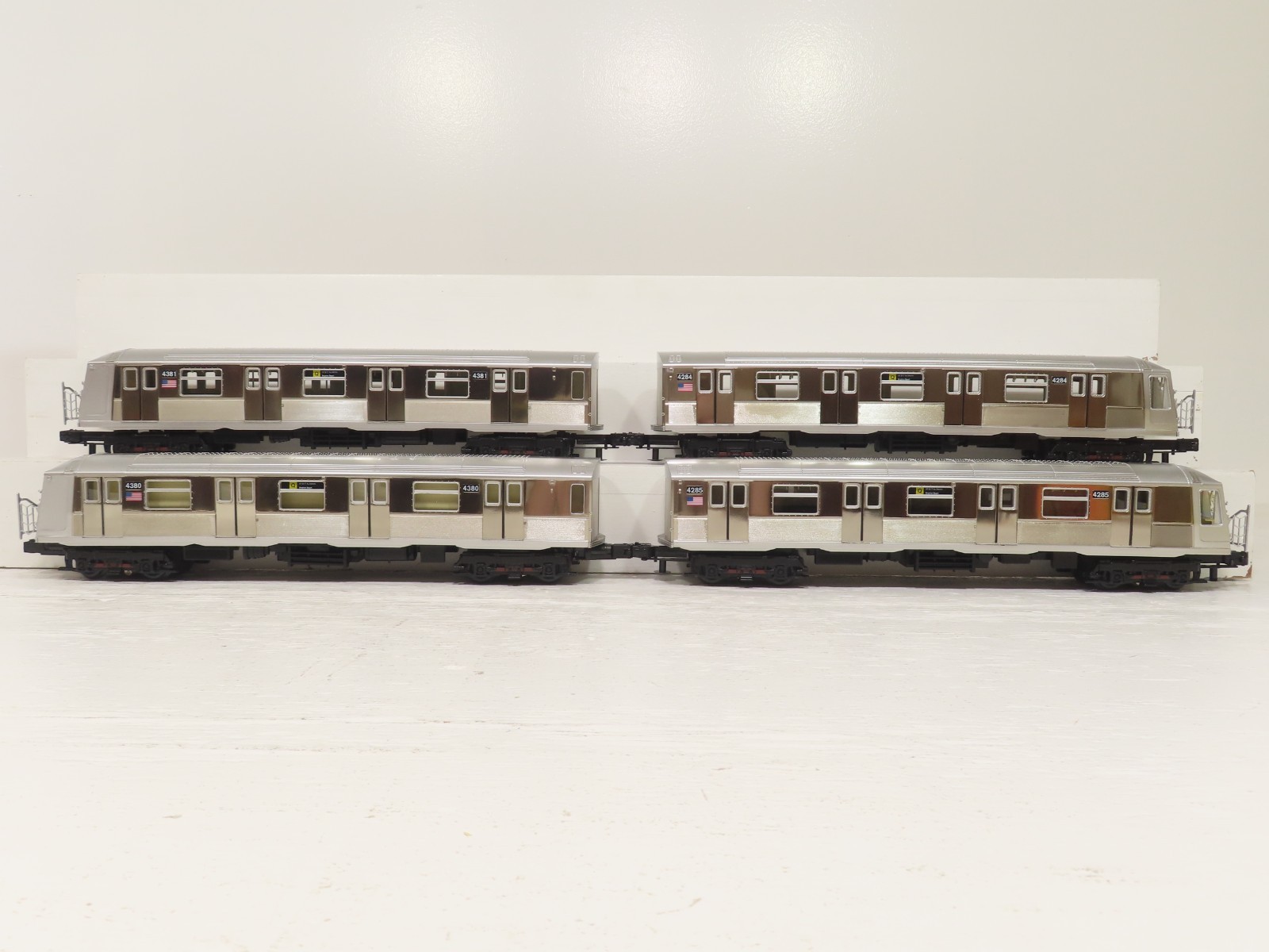 MTH 20-21143-1 MTA R40 Subway Set 4-Car w/Protosound 3 LN