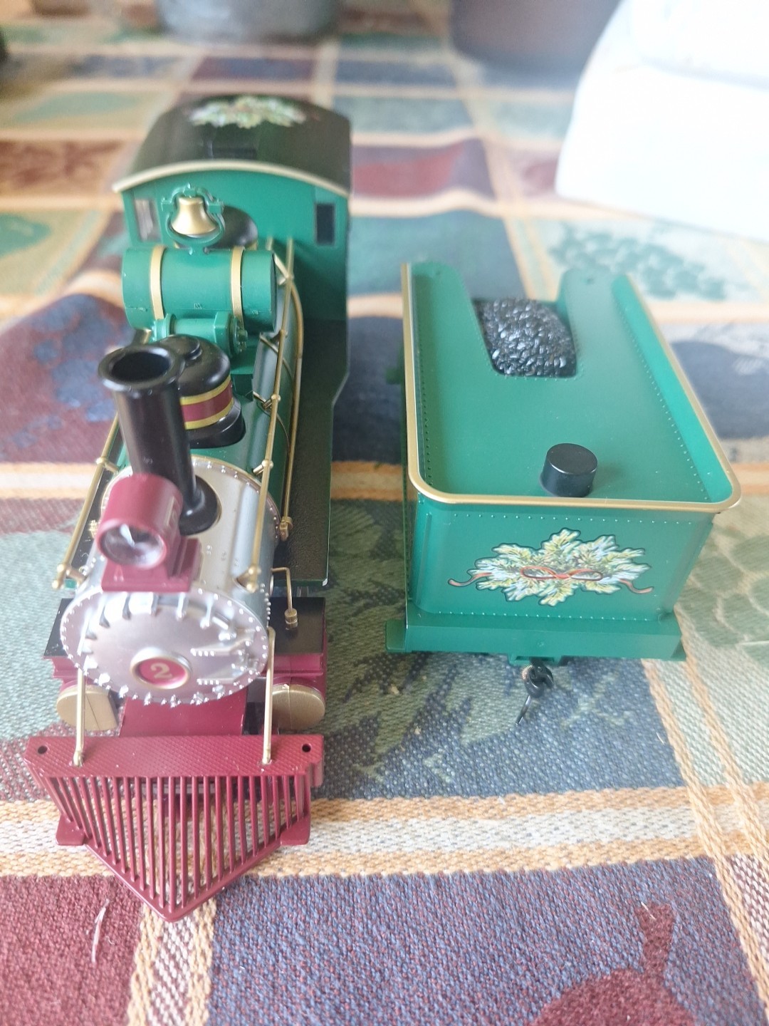 Thomas Kinkaid Hawthorne Village Christmas Express Locomotive & Tender