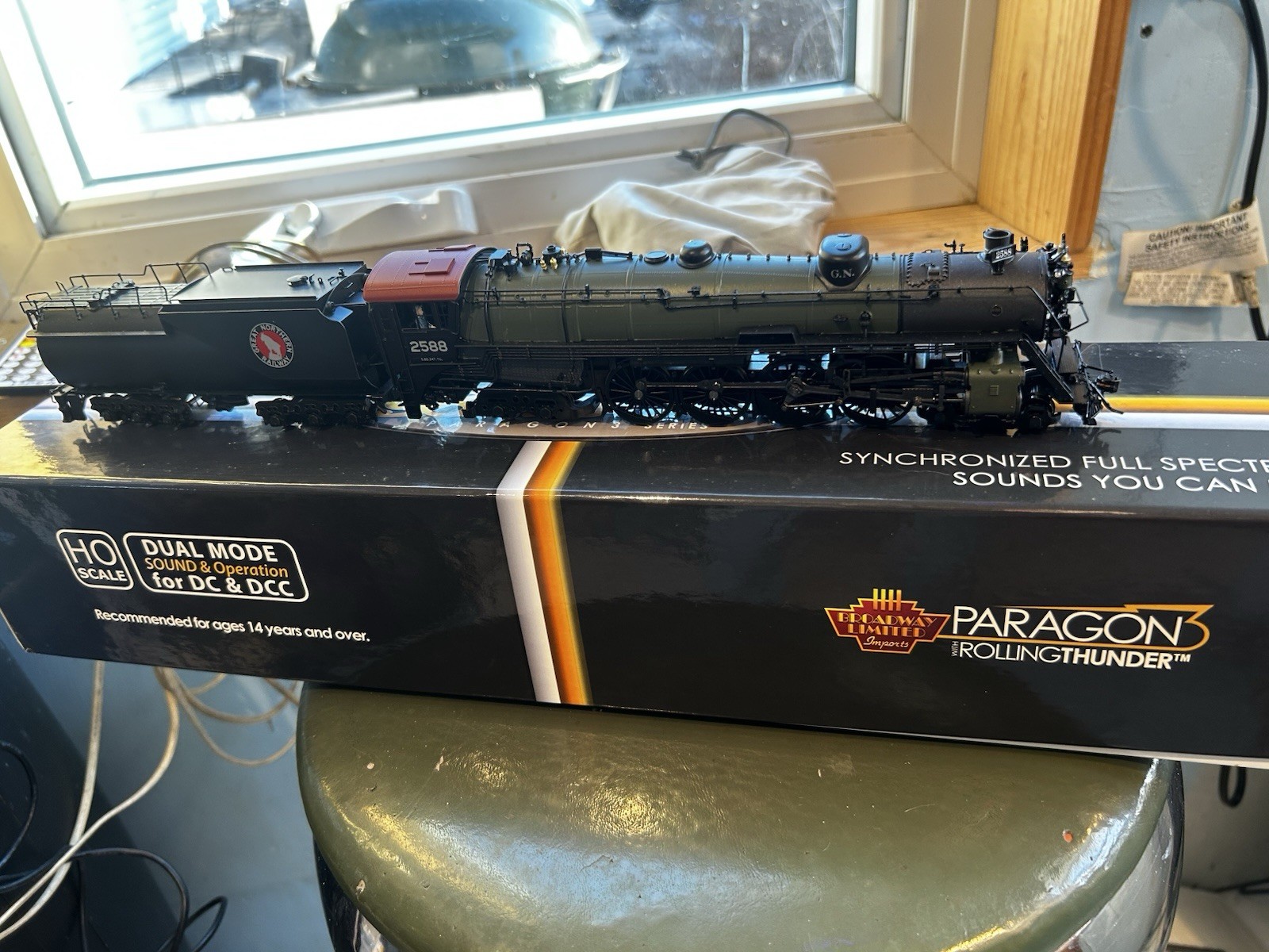 broadway limited GN S-2 4-8-4 Brass Hybrid #2588