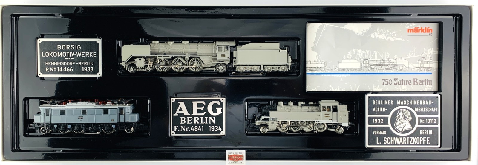 CS604 MARKLIN H0 3100 – SET OF 3 LOCOMOTIVES “750 YEARS BERLIN”