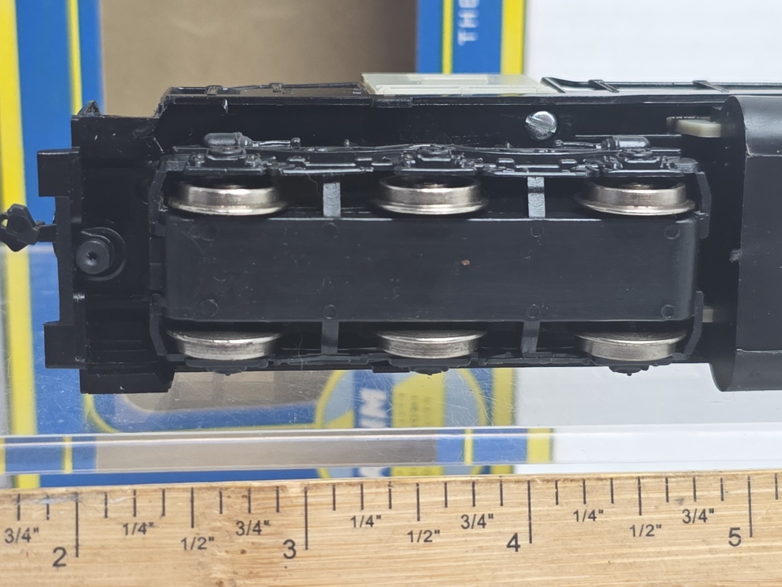 AHM HO Scale 5030-07 Undecorated EMD SD-40 W/ Flywheel Runs Read Desc. LNIB