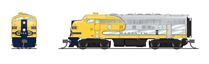 N F7A ATSF#344 Snd/DC/DCC