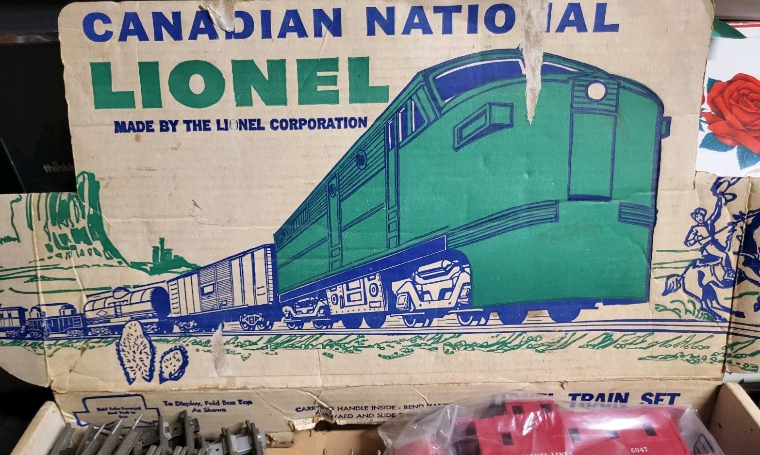 Lionel Canadian National Diesel Freight Set 1115 Very Scarce WITH BOX LIONEL 227