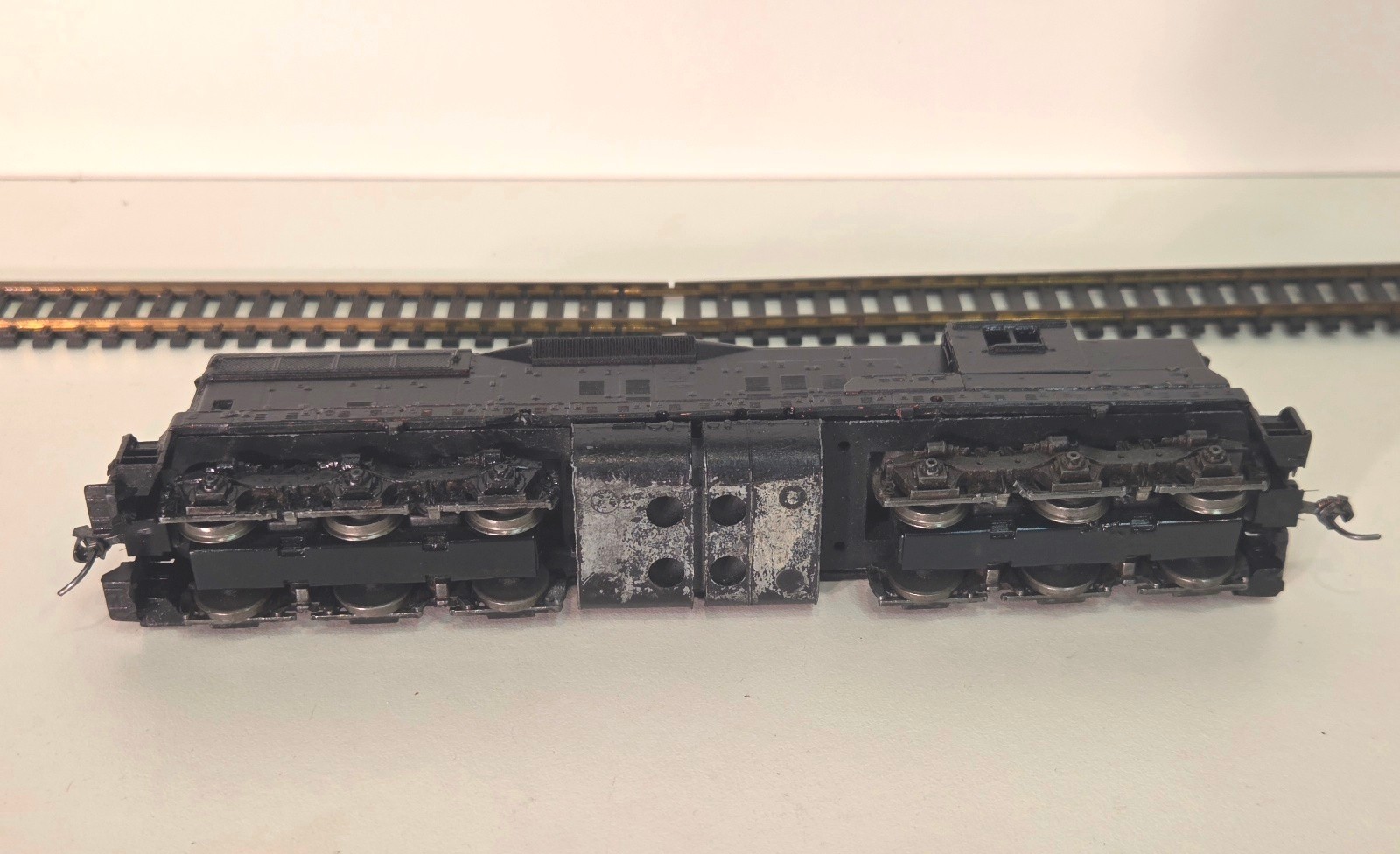 Vintage HO Scale ATHEARN SD7 Diesel Locomotive 6-Axle Drive / Kadee / was PRR