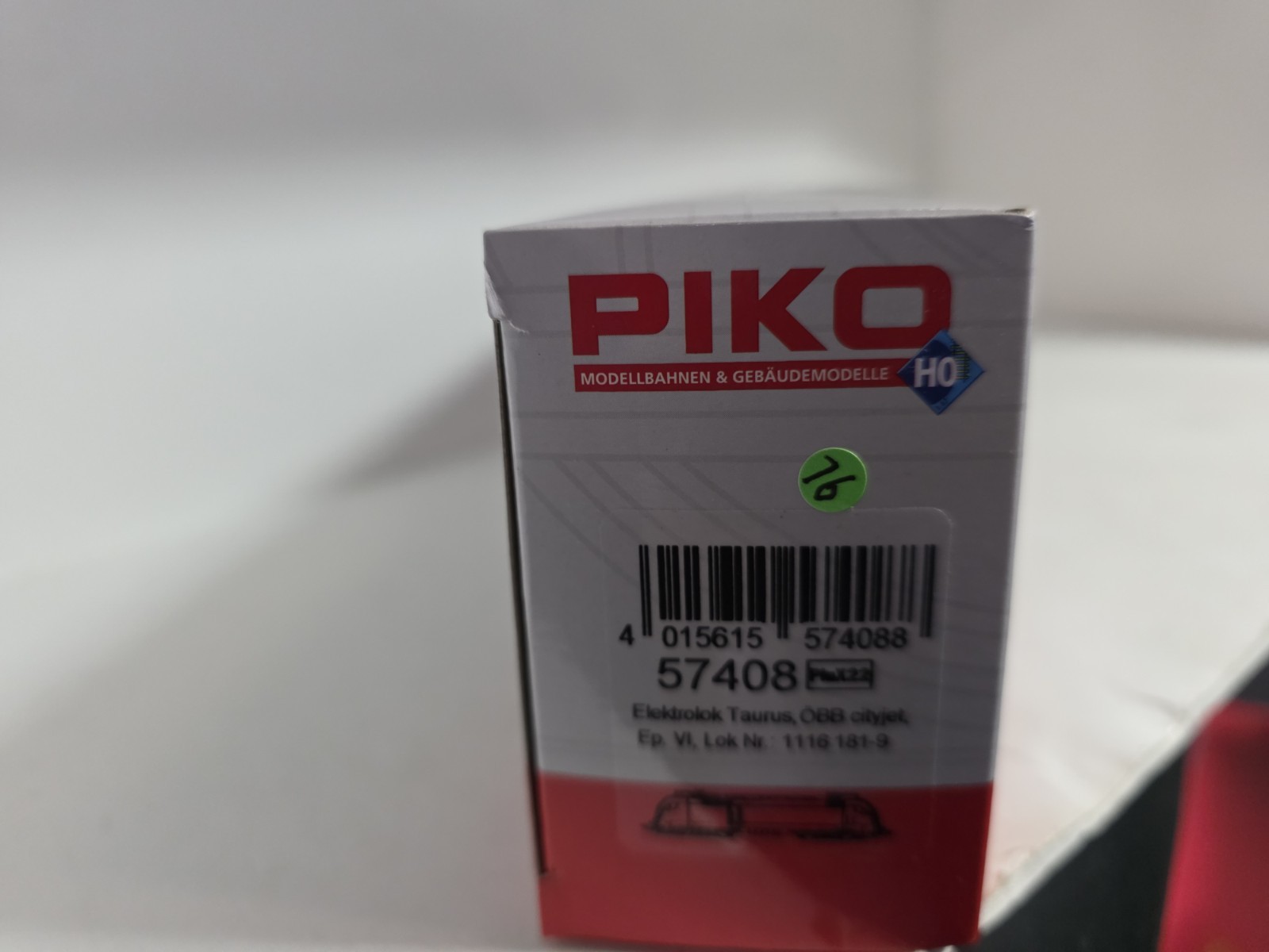 Piko OBB City Jet Taurus Electric Locomotive 57408 HO Scale DCC Ready