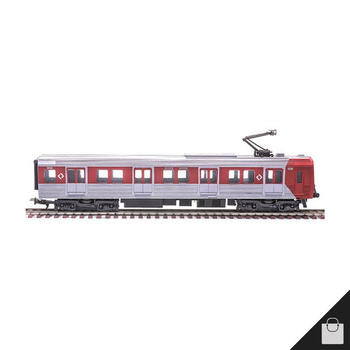 Frateschi 6318 CPTM Metropolitan Metro Subway Miniature Train 3 Car Set HO 1:87