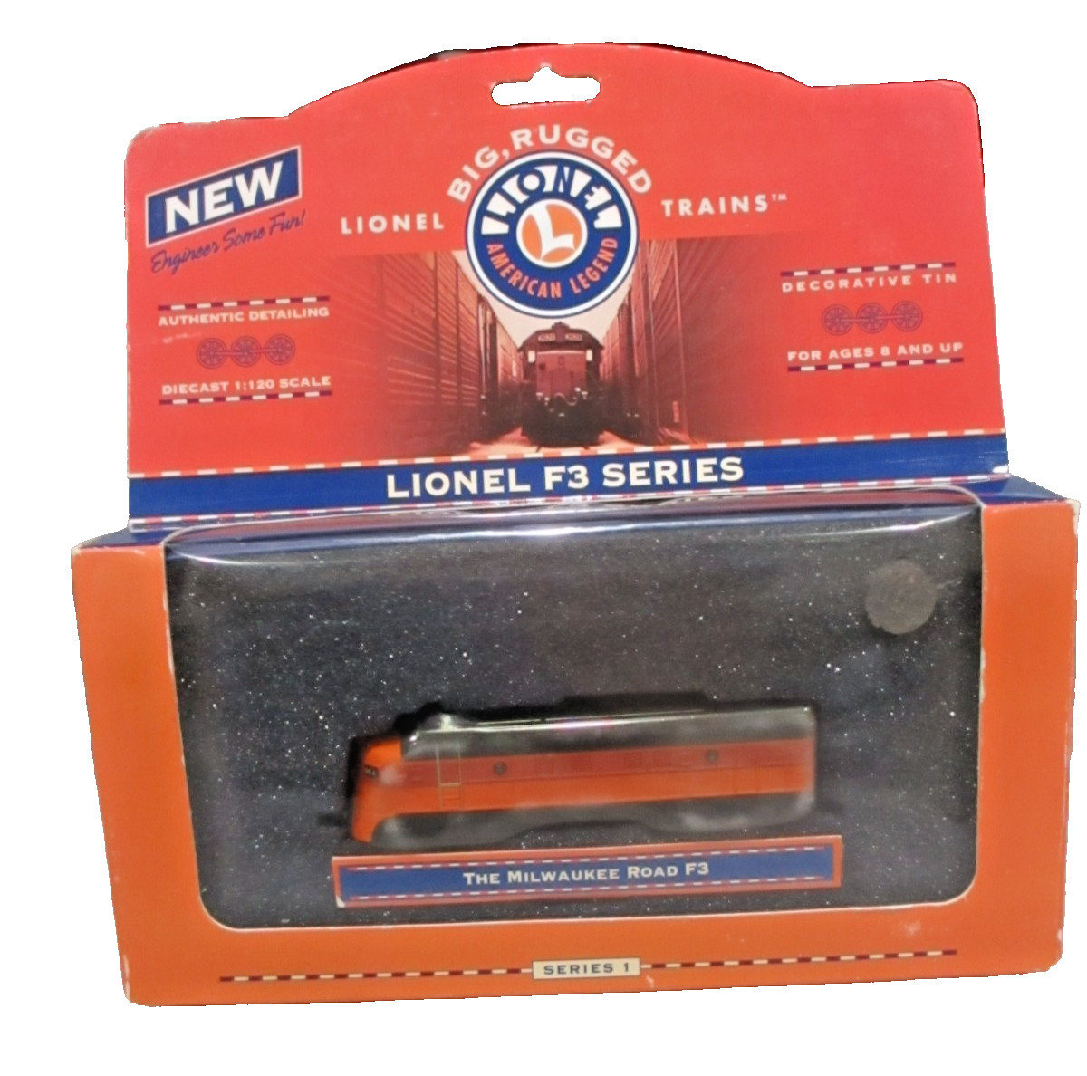 Lionel Milwaukee Road F-3 Big Rugged Train 1:120 Scale Die-Cast 1998 Series 1