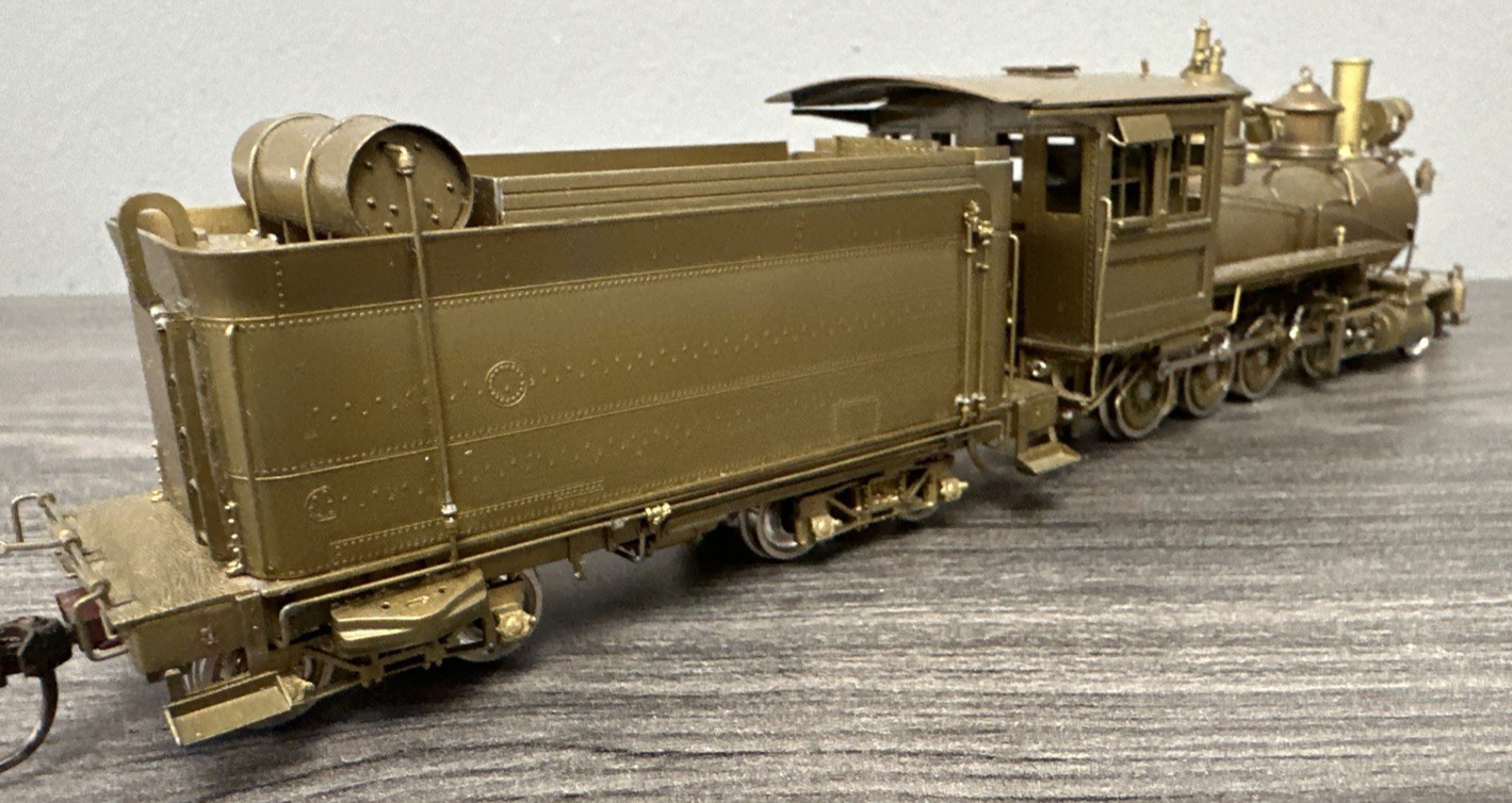 Pacific Fast Mail Sn3 Brass Class C-19 2-8-0 D&RGW #346 Unpainted Runs Well LNIB