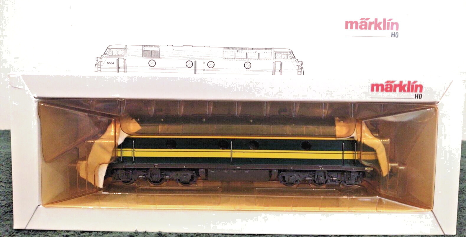 MARKLIN 3467 HO NEW NLA DIESEL SERIE NMBS LOCOMOTIVE 5504 Special series 1994