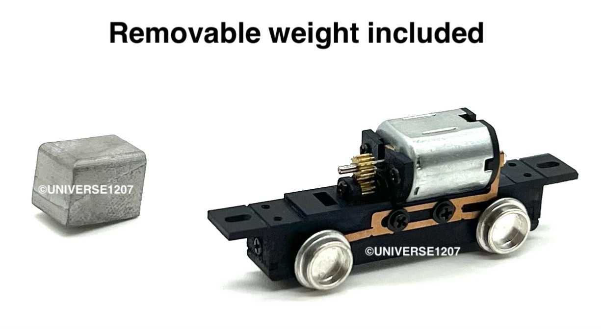 N/HOn30/HOe/009 Gauge 0-4-0 Locomotive Power Drive Chassis 24mm/6mm H0e Engine