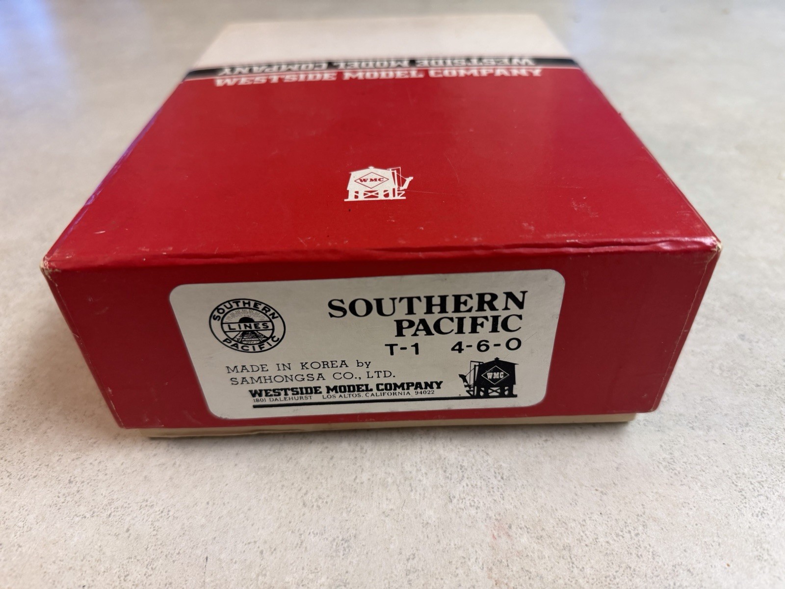 HO Westside Model Company 4-6-0 T1 by Samhongsa Southern Pacific Locomotive 2508
