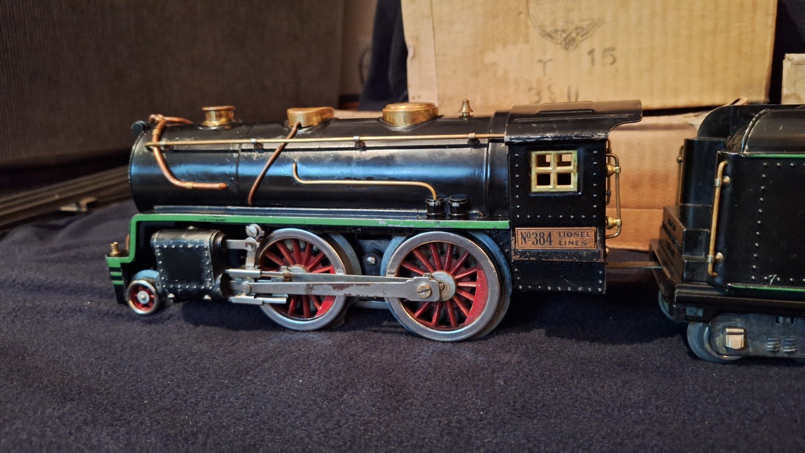 Prewar Lionel Standard Gauge Outfit # 362 384 384t 309 312 Wine w/ Some OBs 1931