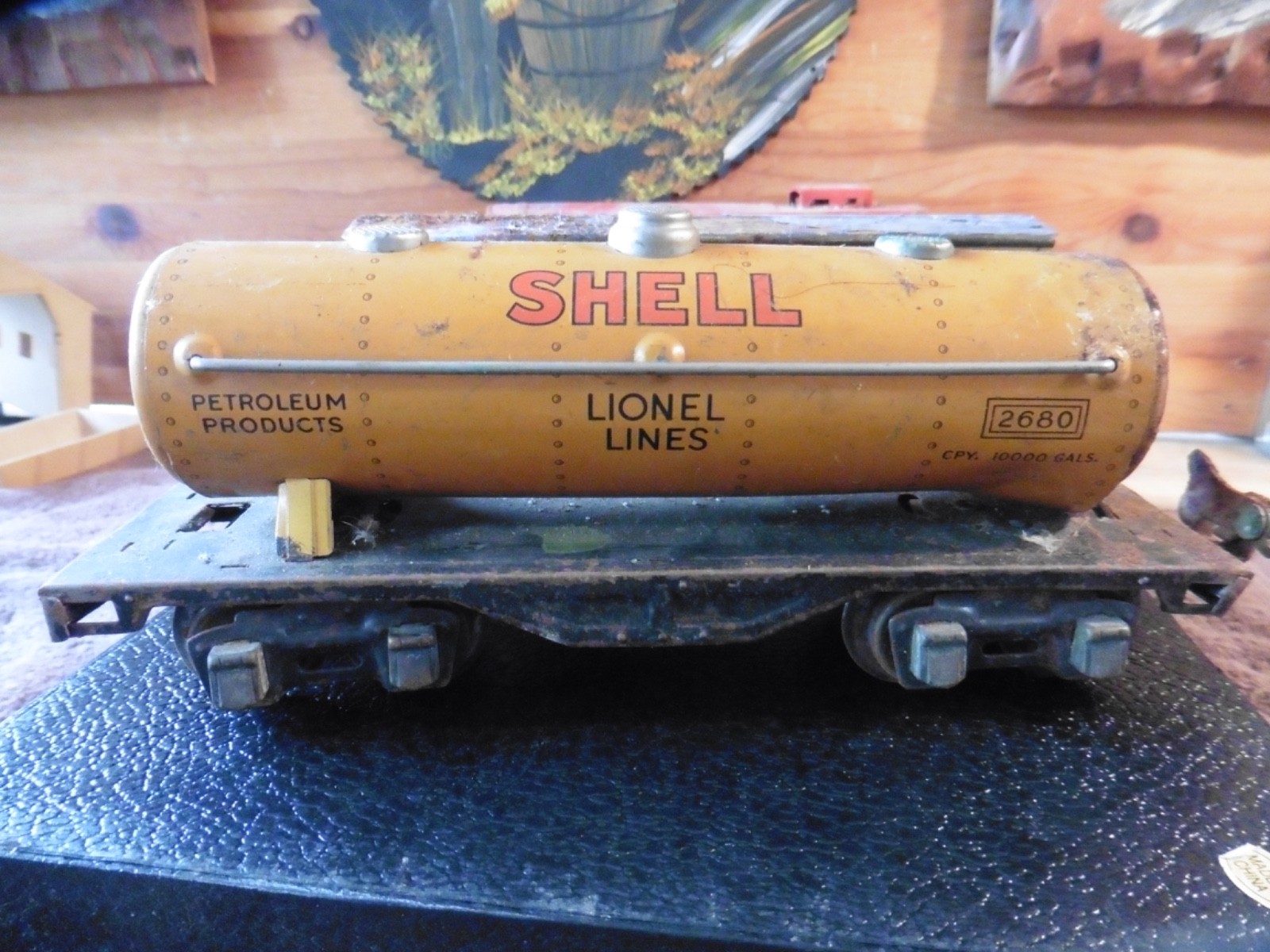 3 Vtg Pre War O Gauge Lionel Lines Tin Metal Model Train Cars 2680 – 2682 – 2679