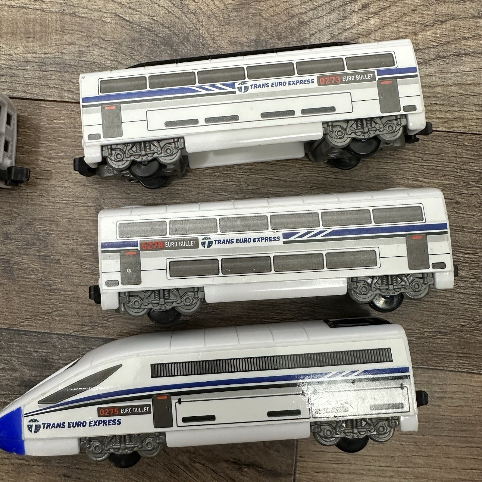 Trans Euro Express Jakks Pacific 2012 Model Train & Track & Accessories 50+ Pcs