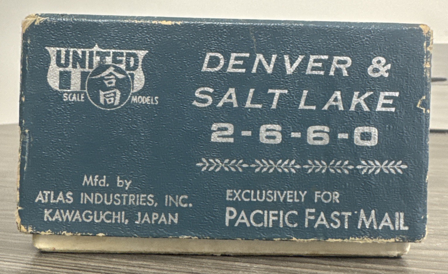 Pacific Fast Mail HO Brass Mallet Denver & Salt Lake 2-6-6-0 C/Ptd. D&RGW #3361