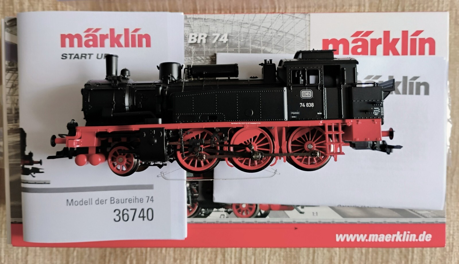 Marklin Märklin 36740 BR74 Steam Loco H0 New in Box – Free Shipping