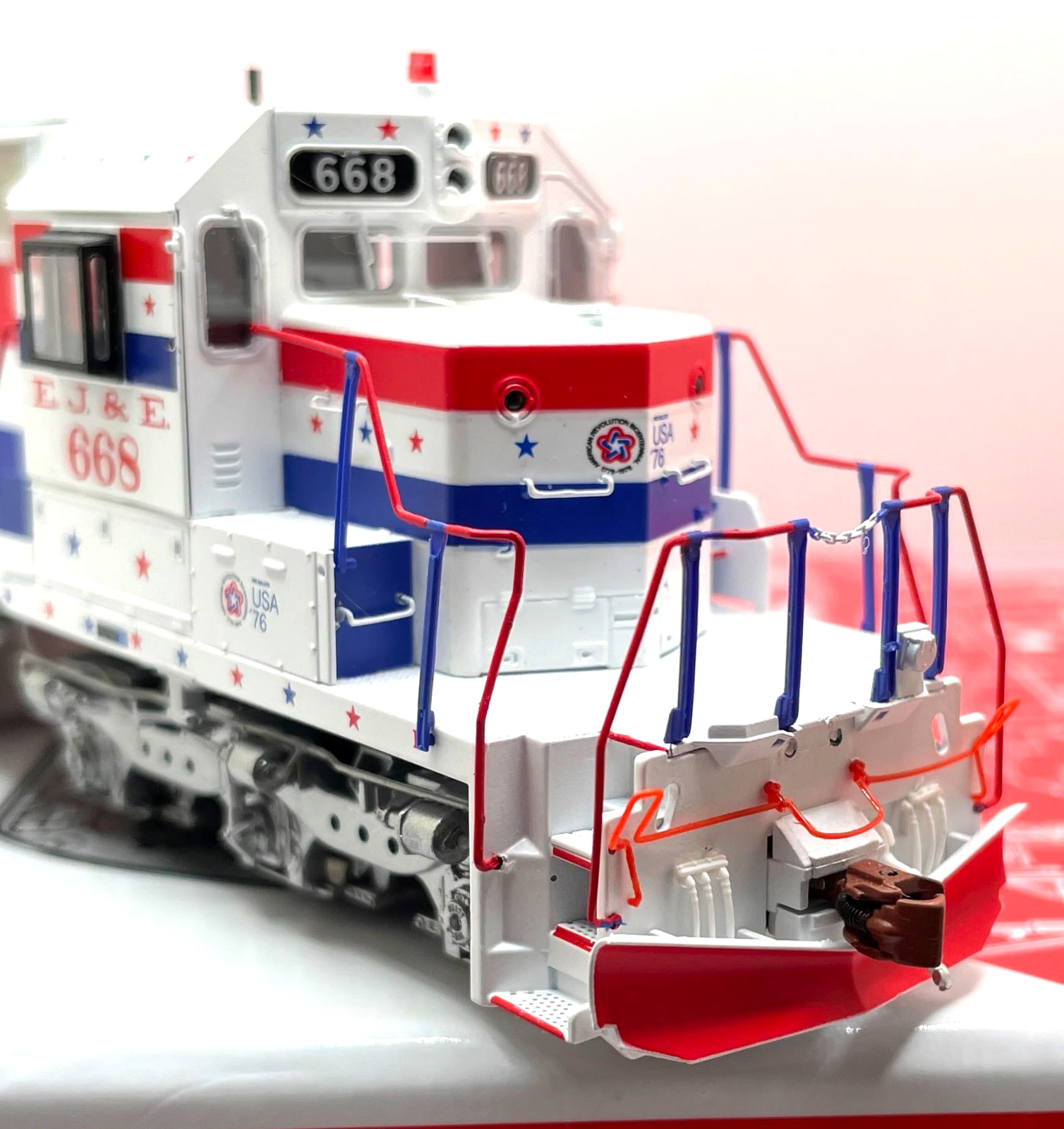 HO SCALETRAINS SXT33127 SD38-2 ELGIN JOLIET & EASTERN EJ&E DCC SOUND BICENTENNIA