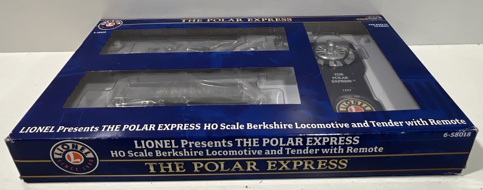 The Polar Express Berkshire HO Scale Locomotive Remote Lionel 6-58018 NOS