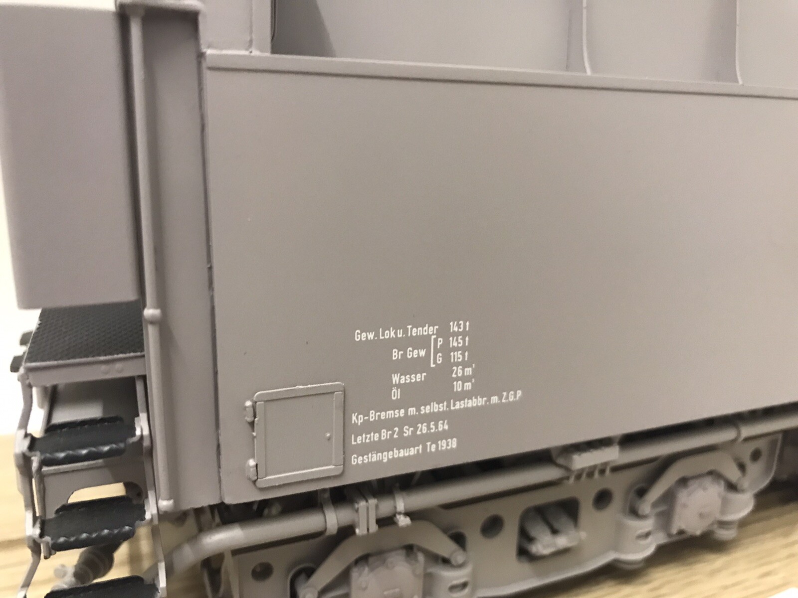 KM1 Gauge 1 Steam Franco Crosti Br 50 4011 DB Photo Paint Special Series Limited