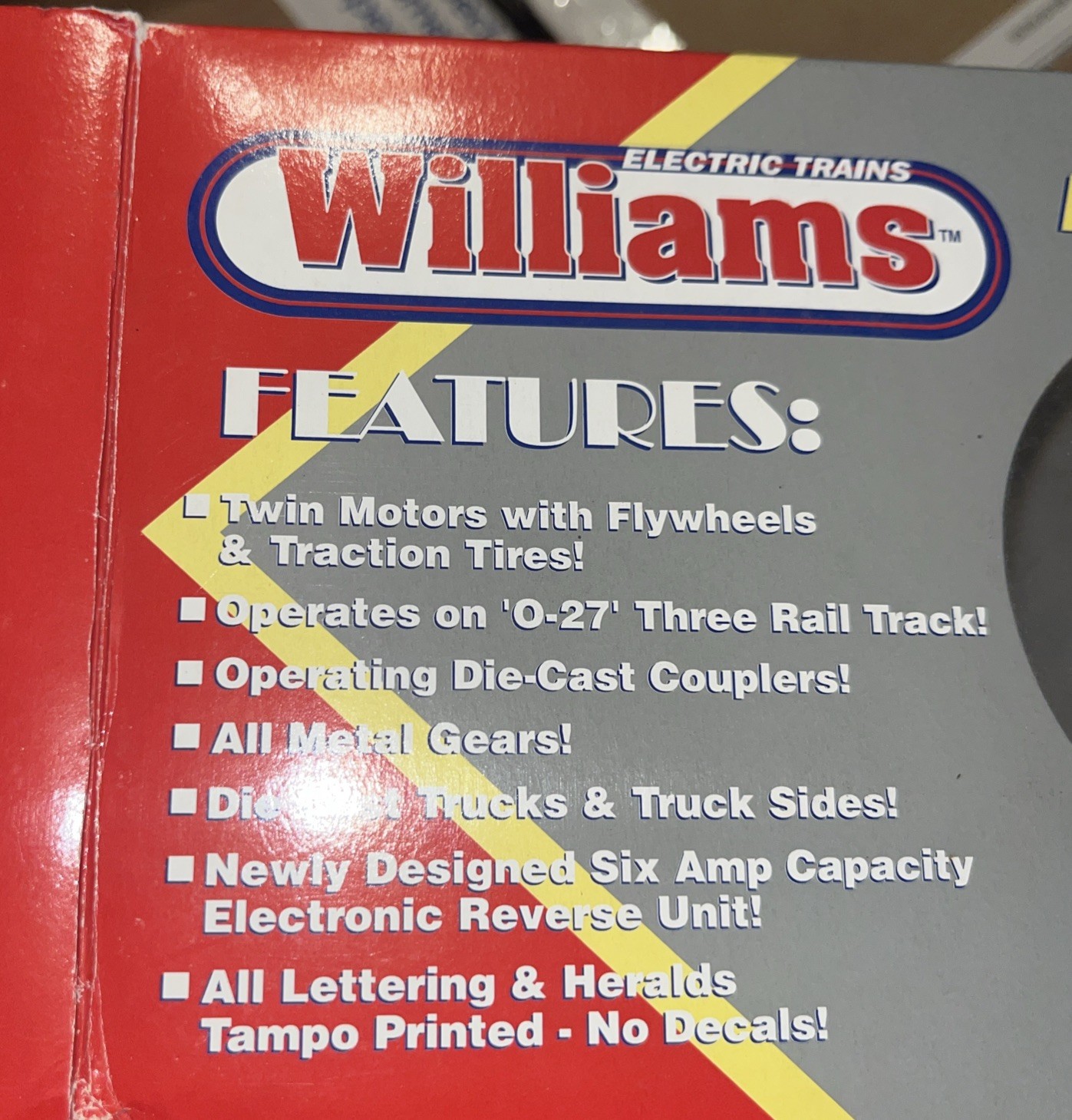 Williams O Gauge F7A-A (2 Pieces) Locomotives Santa Fe War bonnet Track Tested