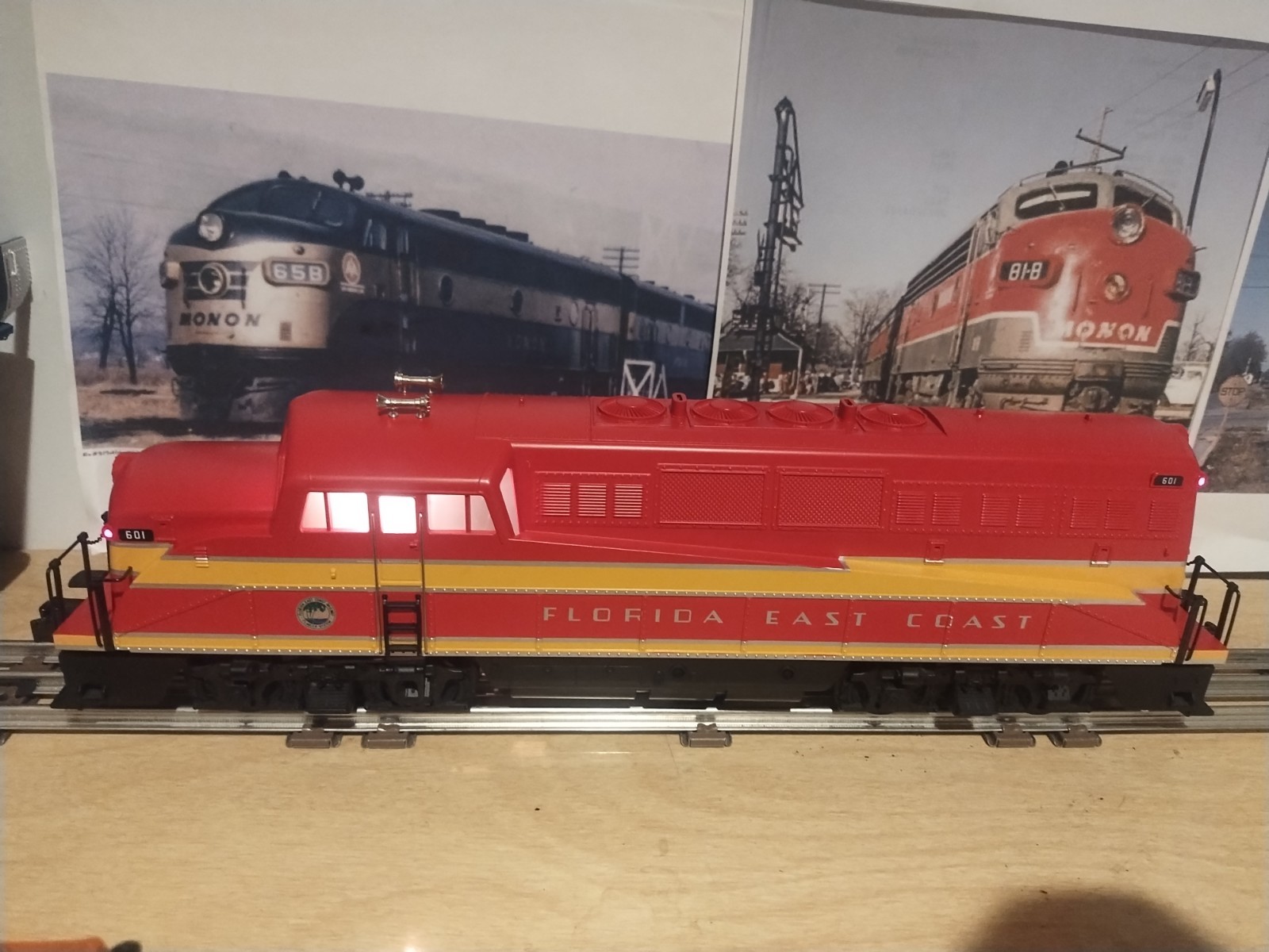 MTH Diesel Engine MT2130LP BL-2 Florida East Coast #601 O Gauge Used