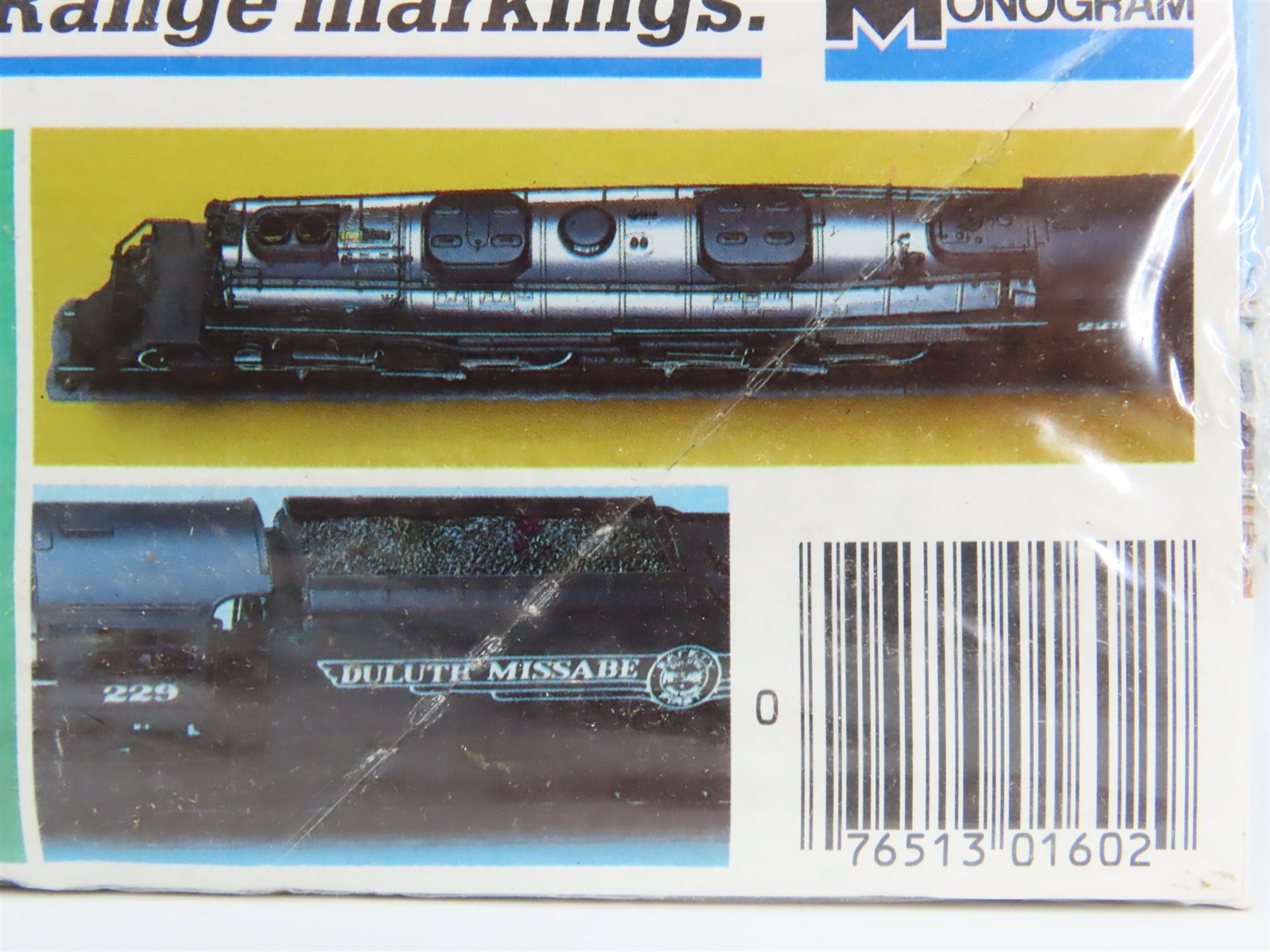HO Monogram Snap-Tite Kit 1602 Undec 4-8-8-4 Big Boy Steam STATIC MODEL – SEALED