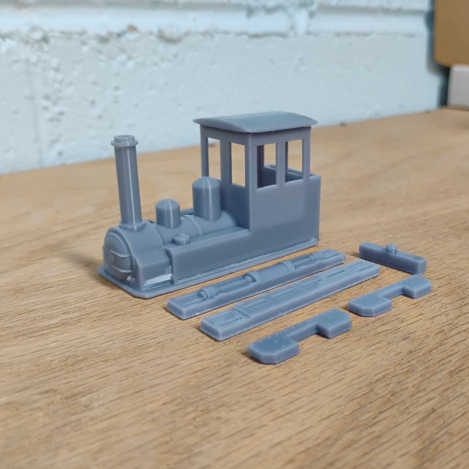On18 SHAY LOCO kit #1. For Kato 11-109/11-110 chassis. RESIN 3D print.