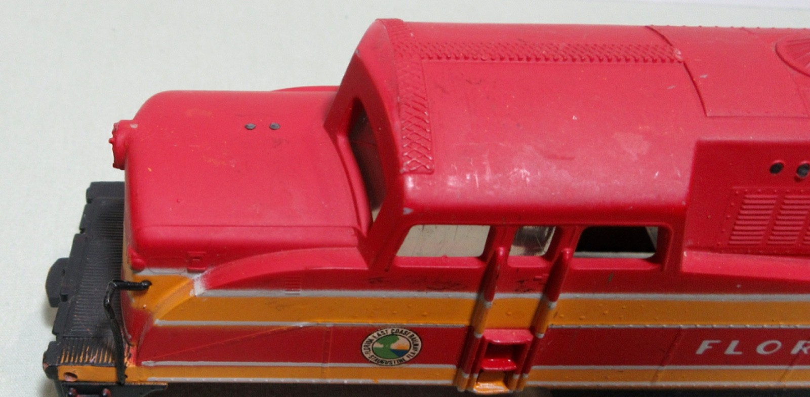Florida East Coast Railway HO Scale Locomotive Shell Only ( Unbranded )