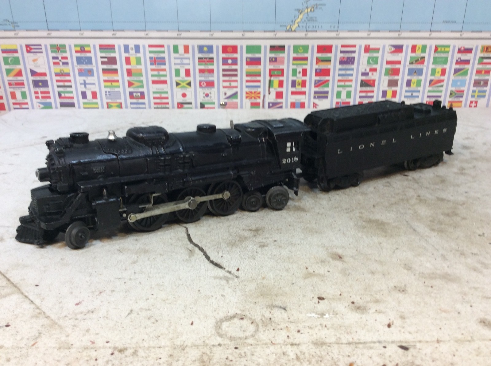 Lionel 1555WS Postwar – Set 2018 Steam Engine Freight Cars O Gauge / 027