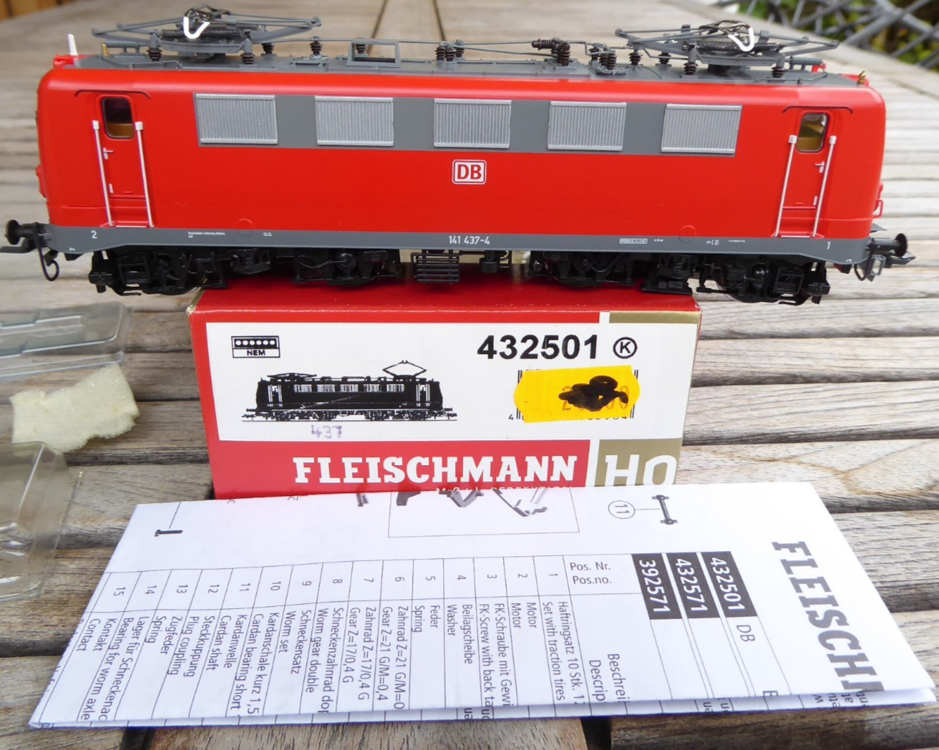 Fleischmann 432501 H0 Locomotive Br 141 437-4 DB Ag Epoch 5/6 LED + Dss, Rarity