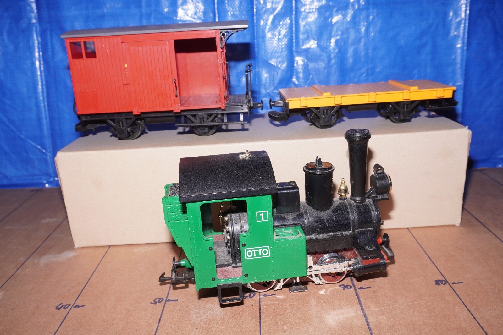 LGB 20528 Steam Locomotive Train Set Auto-Express G Track Set 1:22.5