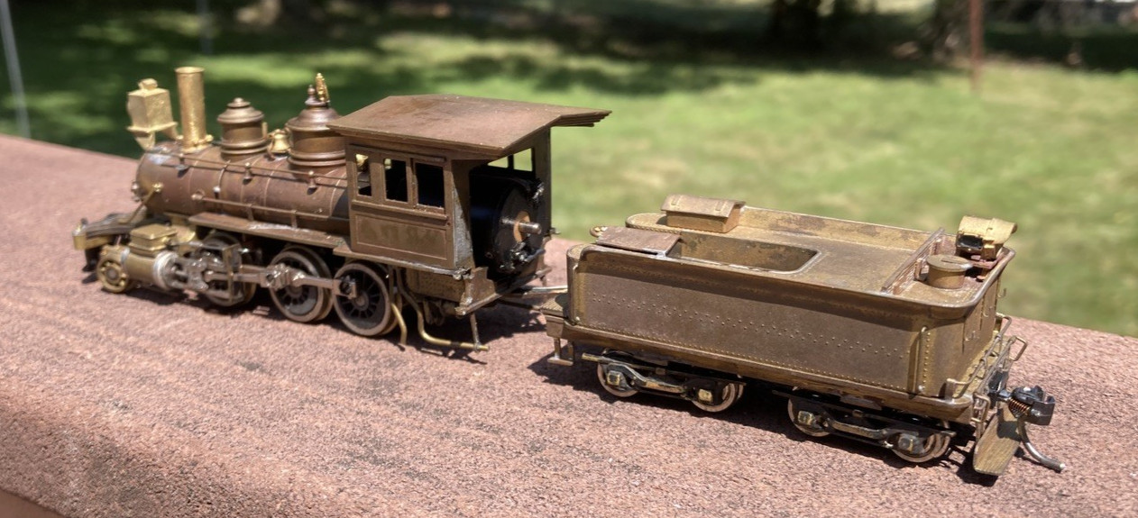 RARE MEW Brass HO Virginia & Truckee no. 20 2-6-0 Steam Loco & Tender