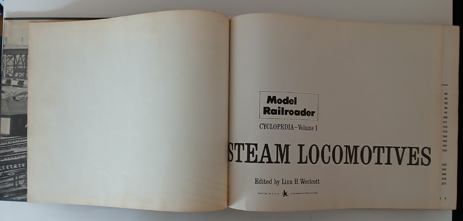 Model Railroader Cyclopedia Vol 1 Steam Locomotives Westcott 1960 HC Kalmbach