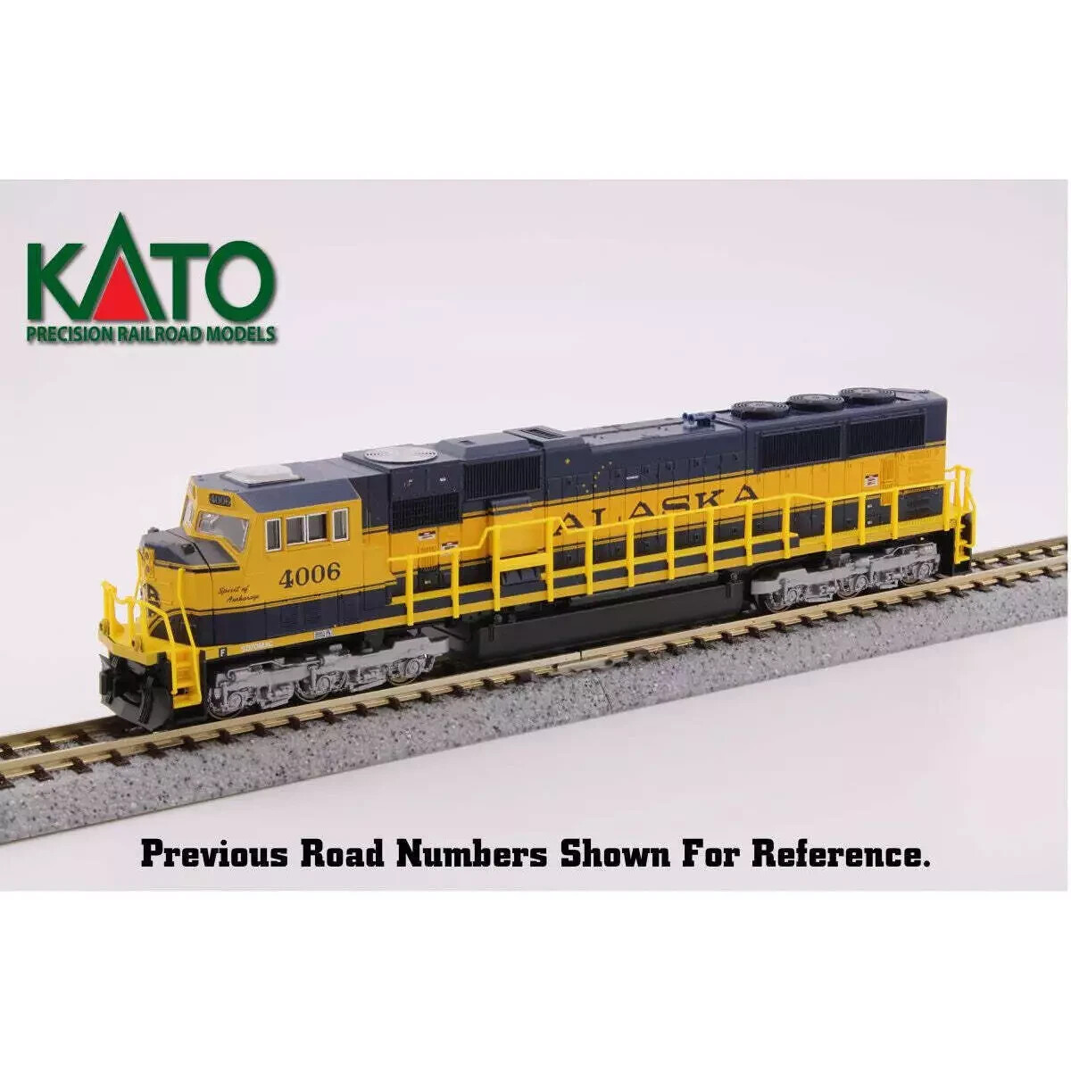 N Kato 1766412 SD70MAC Diesel Alaska #4328 100th Anniversary