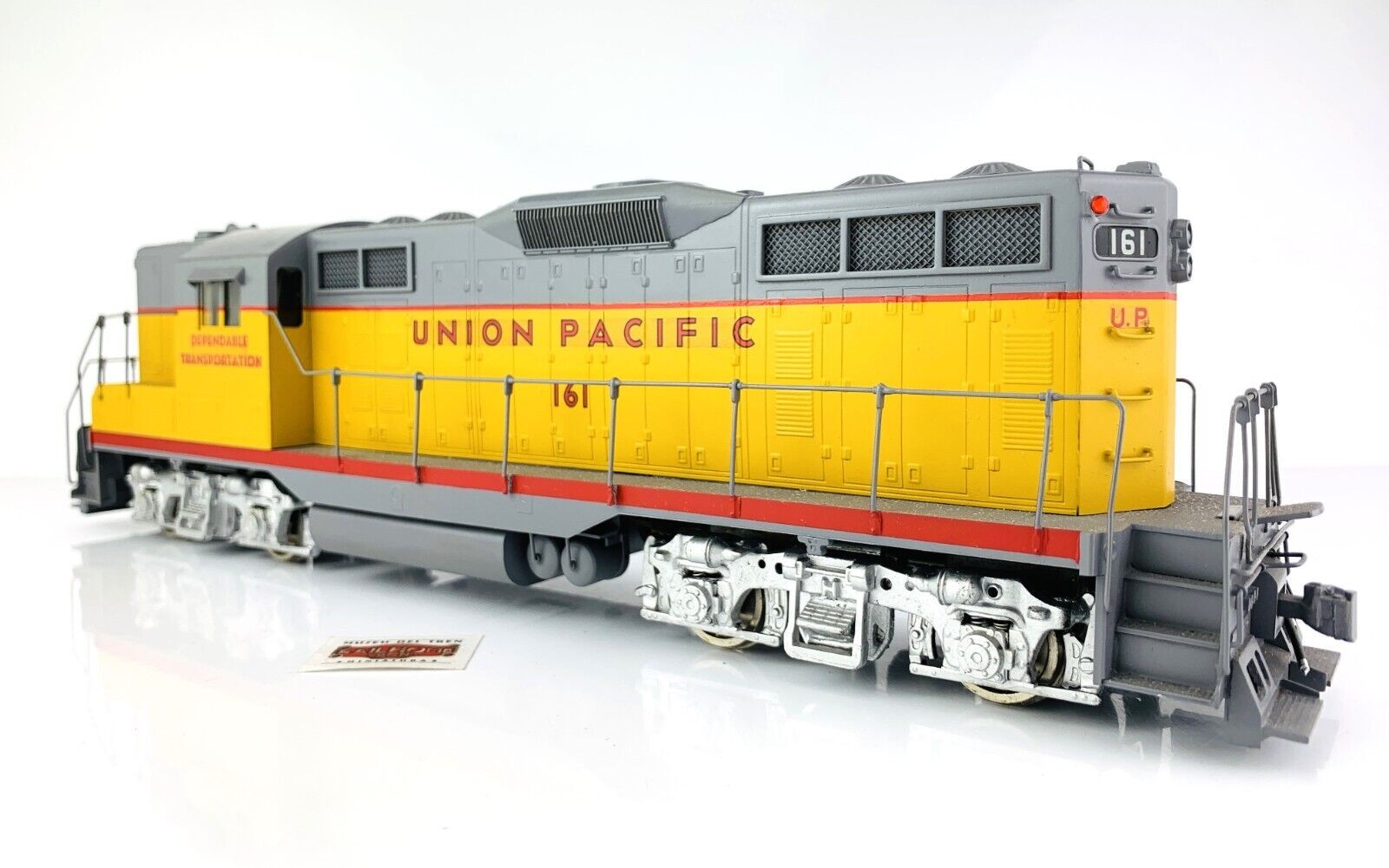 E03 – KTM SCALE MODELS 0 – RAIL BRASS MODEL TRAIN – UP GP-9 DIESEL ENGINE Nº161