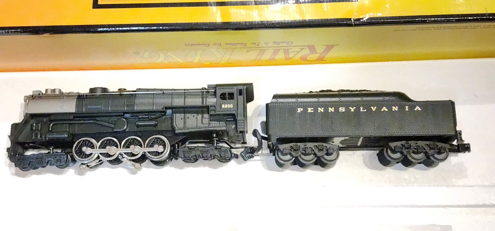 Railking By MTH O Scale 6-8-6 Turbine Steam Loco Pennsylvania #6200 w/PS 2.0