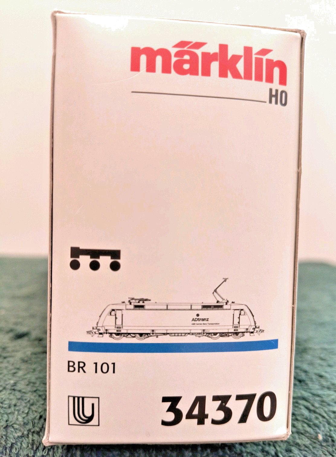 MARKLIN HO 34370 E-LOK ‘ABB Daimiler-Benz Trans’ ADtranz BR 101 Digital NIB