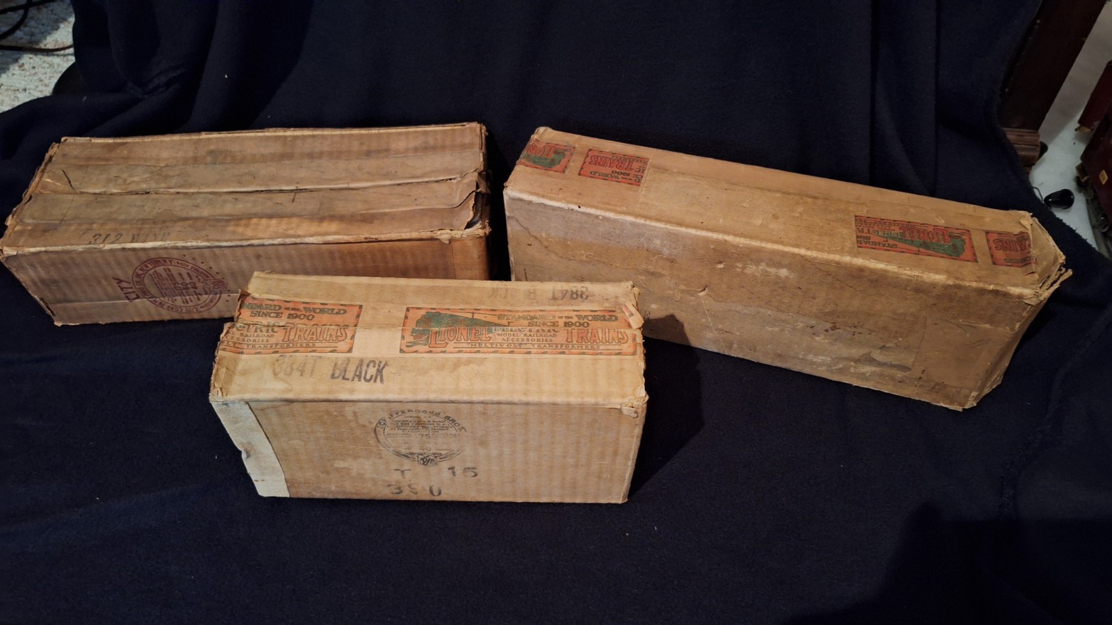 Prewar Lionel Standard Gauge Outfit # 362 384 384t 309 312 Wine w/ Some OBs 1931