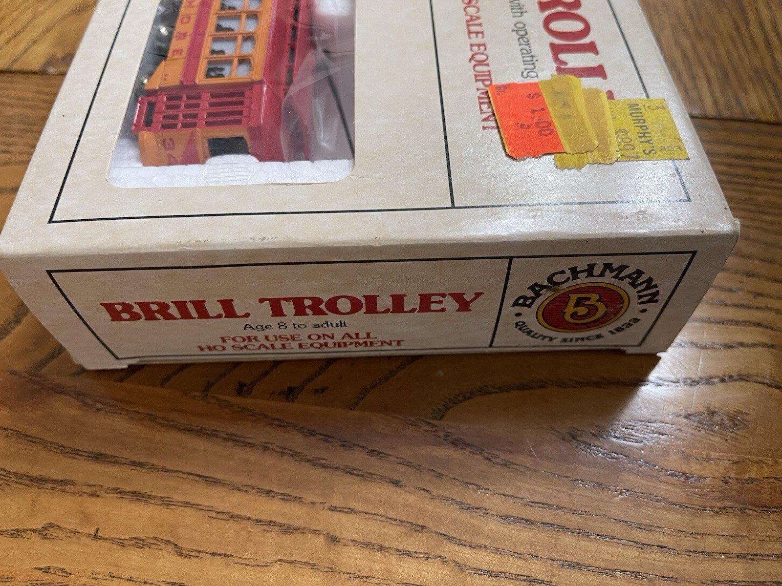 BACHMANN 1312 South Shore Line Brill Trolley w Lights HO Scale NIB Free Ship