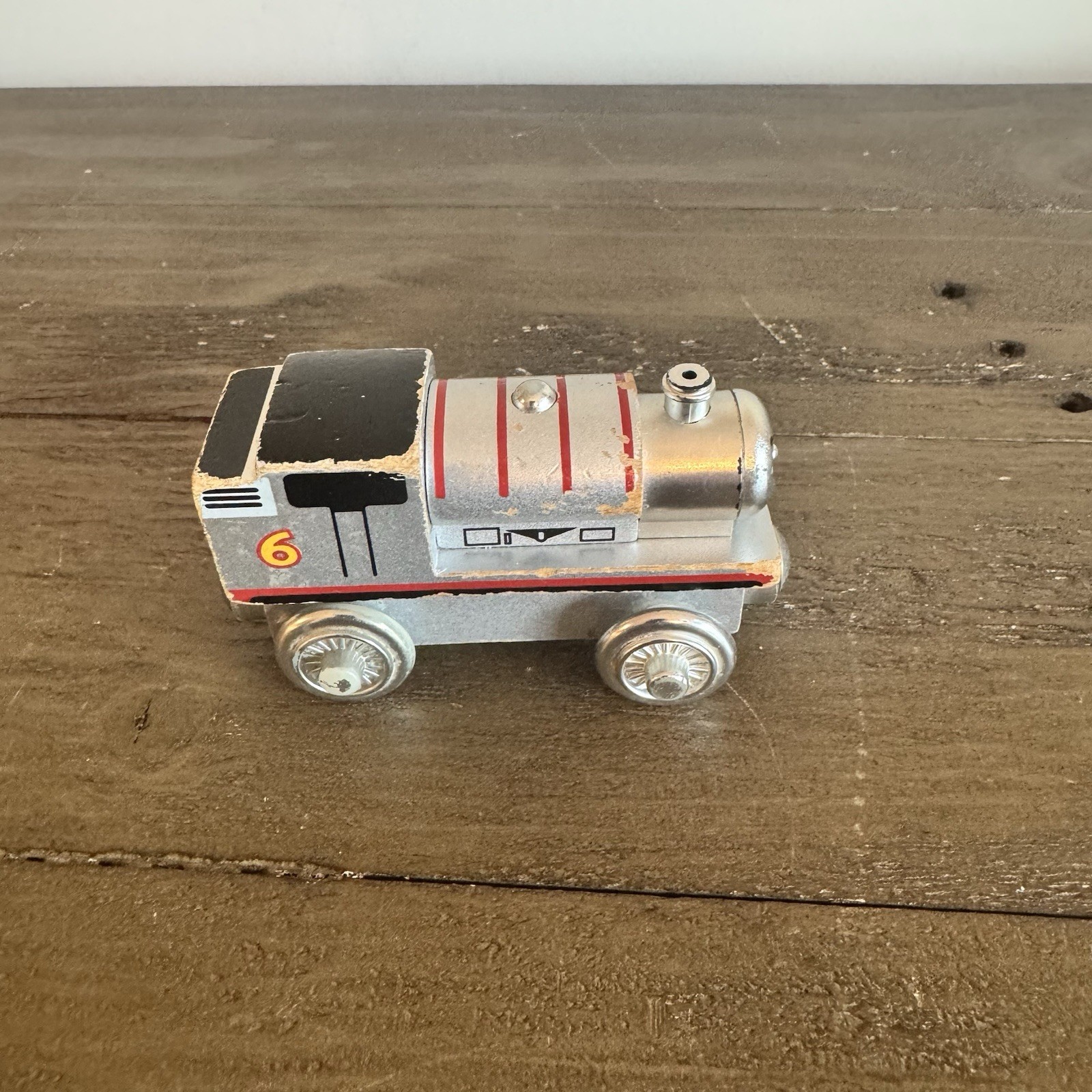 Thomas & Friends Wooden Railway Silver Percy 60 Year Limited Edition 2003