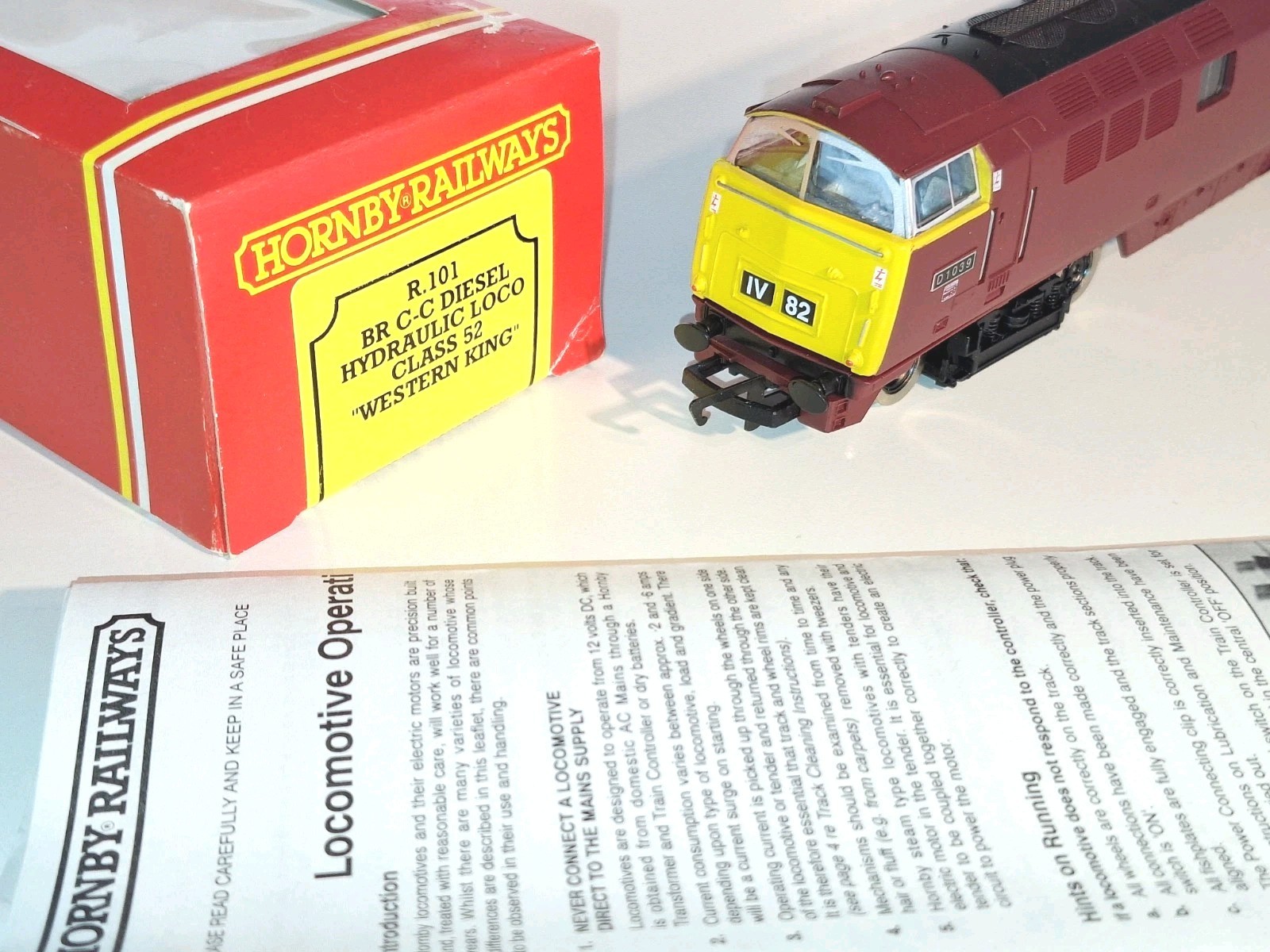 Hornby R101 BR Class 52 Diesel Loco. New Old Stock. Mint Cond. Boxed. OO Scale