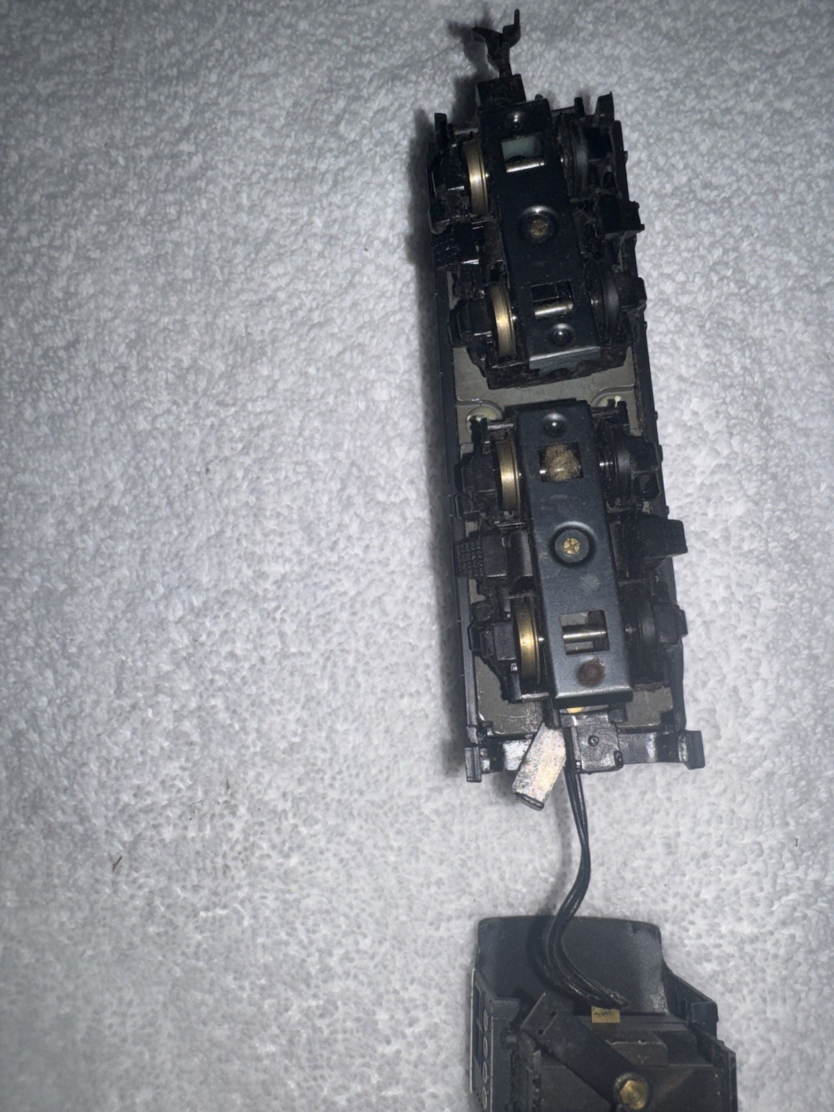 Model Trains set of 2 New York Central Coal Train 6096 Locomotive AS IS